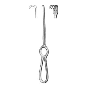 Volkmann Retractor 21 5 cm, 3 Blunt Prong