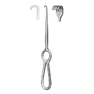 Volkmann Retractor 21 5 cm, 4 Blunt Prong