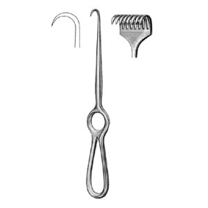 Kocher Retractor 22 0 cm, 8 Sharp Prong