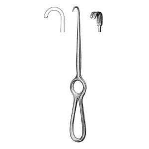 Kocher Retractor 22 0 cm, 2 Blunt Prong