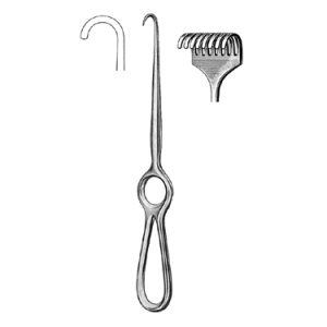 Kocher Retractor 22 0 cm, 8 Blunt Prong