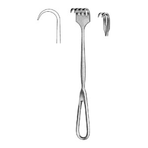 Special Model Retractor 22 0 cm, 2 Sharp Prongs