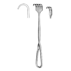 Special Model Retractor 22 0 cm, 2 Blunt Prongs