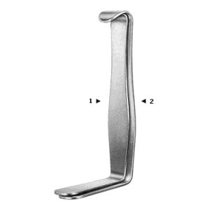 Parker Mott Retractor 16 0 cm, Set of 2, (21 mm x 24 mm & 68 mm x 24 mm) + (25 mm x 24 mm & 72 mm x 24 mm)