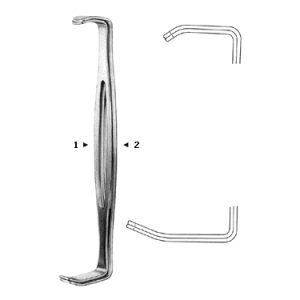 Parker Langenbeck Retractor 21 0 cm, Set of 2, (21 mm x 24 mm & 40 mm x 15 mm) + (25 mm x 24 mm & 45 mm x 15 mm)