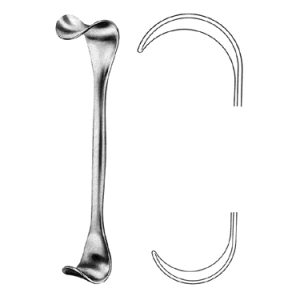 Goelet Retractor 19 0 cm, 40 mm x 40 mm & 30 mm x 30 mm