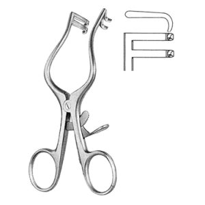 Plester Retractor 13 0 cm, 2 x 2 Teeth, Blunt