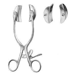 Baby Collin Abdominal Retractor, Complete with 2 Pairs of Blades
