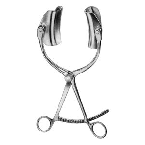 Collin Abdominal Retractor, Complete with 1 Pair of Blades 38 mm x 60 mm