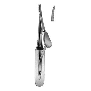Arruga Micro Needle Holders 14 0 cm, Curved