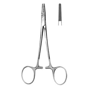 Halsey Needle Holders 13 0 cm, Carb Bite Jaws, Mini Profile