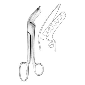 Tornado Bandage Scissors 24 0 cm, Undulated Cutting Edge