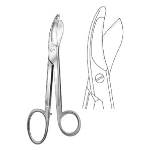 Bruns Plaster Shear 24 0 cm, Carb Edges