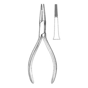 Flat Nose Plier 15 0 cm, Tips Taper to 2 mm