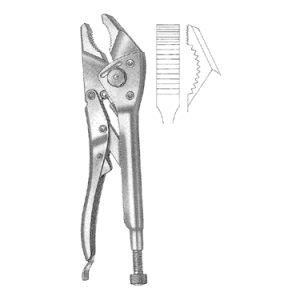 Heavy Duty Locking Plier 20 0 cm, 9 mm Wide Tip