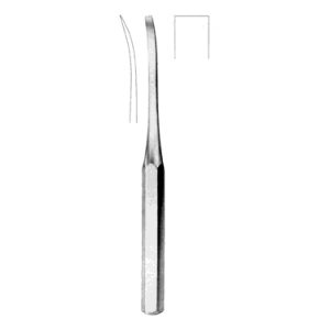 Hibbs Bone Chisels 24 0 cm, 13 mm, Curved