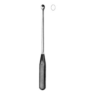 Volkmann Bone Curette 27 0 cm, Size 1, Handle From Artificial Wood