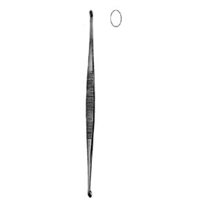 Williger Bone Curette 13 5 cm, Size 1 2