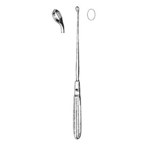 Semmes (Howard) Spinal Curette 23 0 cm, 4 mm x 7 mm Cup, Slight Angle