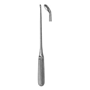 Scoville Disc Curette 25 0 cm, 4 mm x 10 mm Cup, Reverse Angled