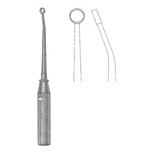 Cone Ring Bone Curette 23 0 cm, 8 mm Cup, 30