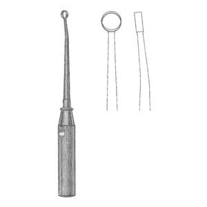 Cone Ring Bone Curette 23 0 cm, 8 mm Cup, 5