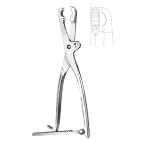Tuffier Bone Holding Forceps 27 0 cm, With Ratchet