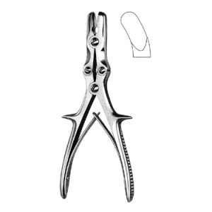 Stille Leur Bone Rongeur Forceps 22 0 cm, Curved