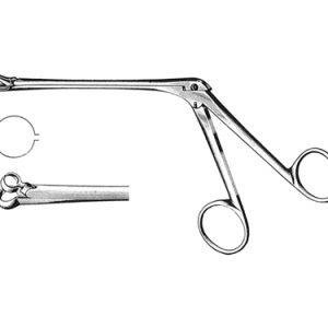 Hartmann Nasal Cutting Forceps 19 0 cm, 120 mm Shaft, 5 0 mm Bite