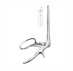 Ferris Smith Kerrison Sphenoid Punches, 18 0 cm Shaft, 5 mm x 5 mm Bite