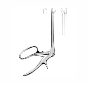 Ferris Smith Cushing Sphenoid Punches, 18 0 cm Shaft, Curved Down, 3 mm x 10 mm Bite