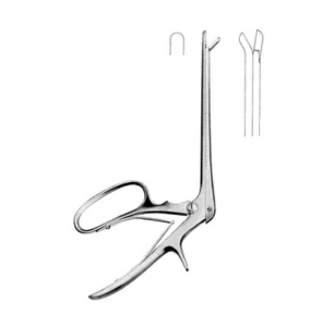 Ferris Smith Cushing Sphenoid Punches, 18 0 cm Shaft, Curved Down, 4 mm x 10 mm Bite