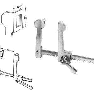 Finocchietto Infant Rib Spreaders 15 mm x 15 mm x 75 mm, For Babies