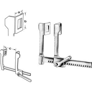 Finocchietto Baby Rib Spreaders 18 mm x 20 mm x 75 mm