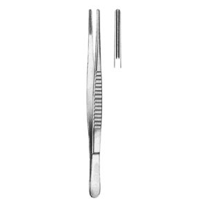 DeBakey Atrauma Tissue Forceps 16 0 cm, 2 7 mm, Straight