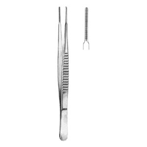 Cooley Atrauma Tissue Forceps 16 0 cm, 2 0 mm, Straight