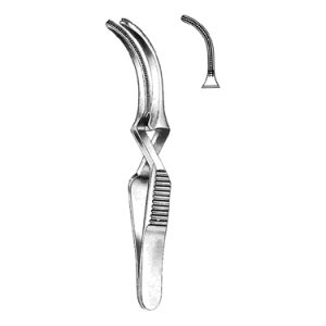 Atrauma Bulldog Clamps 11 5 cm, Curved