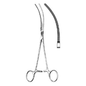 Coarctation Clamps 31 5 cm, Curved