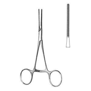 Cooley Atrauma Neonatal and Pediatric Clamps Very Delicate Pattern 14 0 cm, Straight
