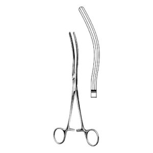 Kocher Intestinal Clamp Forceps 22 0 cm, Curved