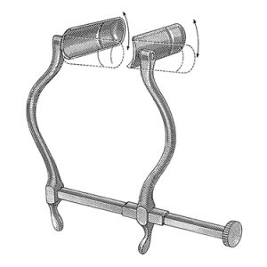 Smith Anal Retractor Maximum Opening 10 2 cm, Swivel Blades 7 0 cm x 2 2 cm