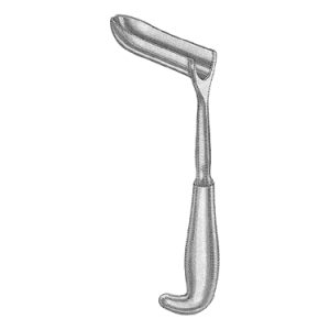 Hill Ferguson Rectal Retractor, 7 6 cm x 3 6 cm Wide Blade, Large