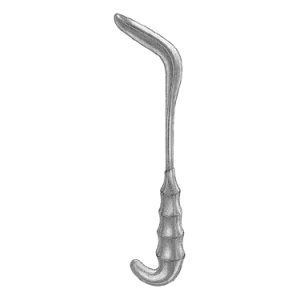 Sawyer Rectal Retractor, 7 6 cm x 2 9 cm Wide Blade, Medium