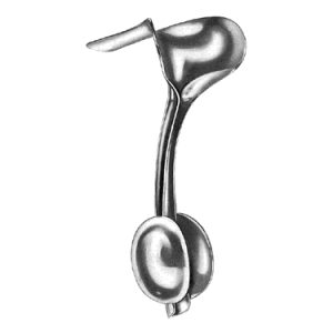 Auvard Vaginal Speculum 80 mm x 38 mm, Complete, With Removable Weight
