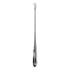 Recaimer Uterine Curette 31 0 cm, Sharp, Rigid Plain Shaft, 7 mm, Size 1