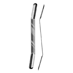 Olivercrona Brain Spatulas 18 0 cm Concave, Upper End 18 mm, Lower End 22 mm