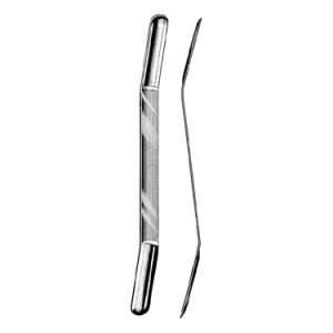 Olivercrona Brain Spatulas 18 0 cm Convex, Upper End 7 mm, Lower End  9 mm