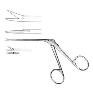 Bellucci Micro Ear Scissors 80 mm Shaft, 4 0 mm Blade Size, Straight