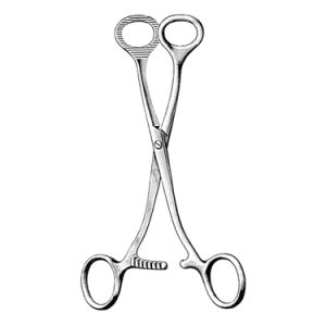Collin Tongue Holding Forceps 17 0 cm