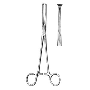 Clover Tonsil Seizing Forceps 19 0 cm, Straight